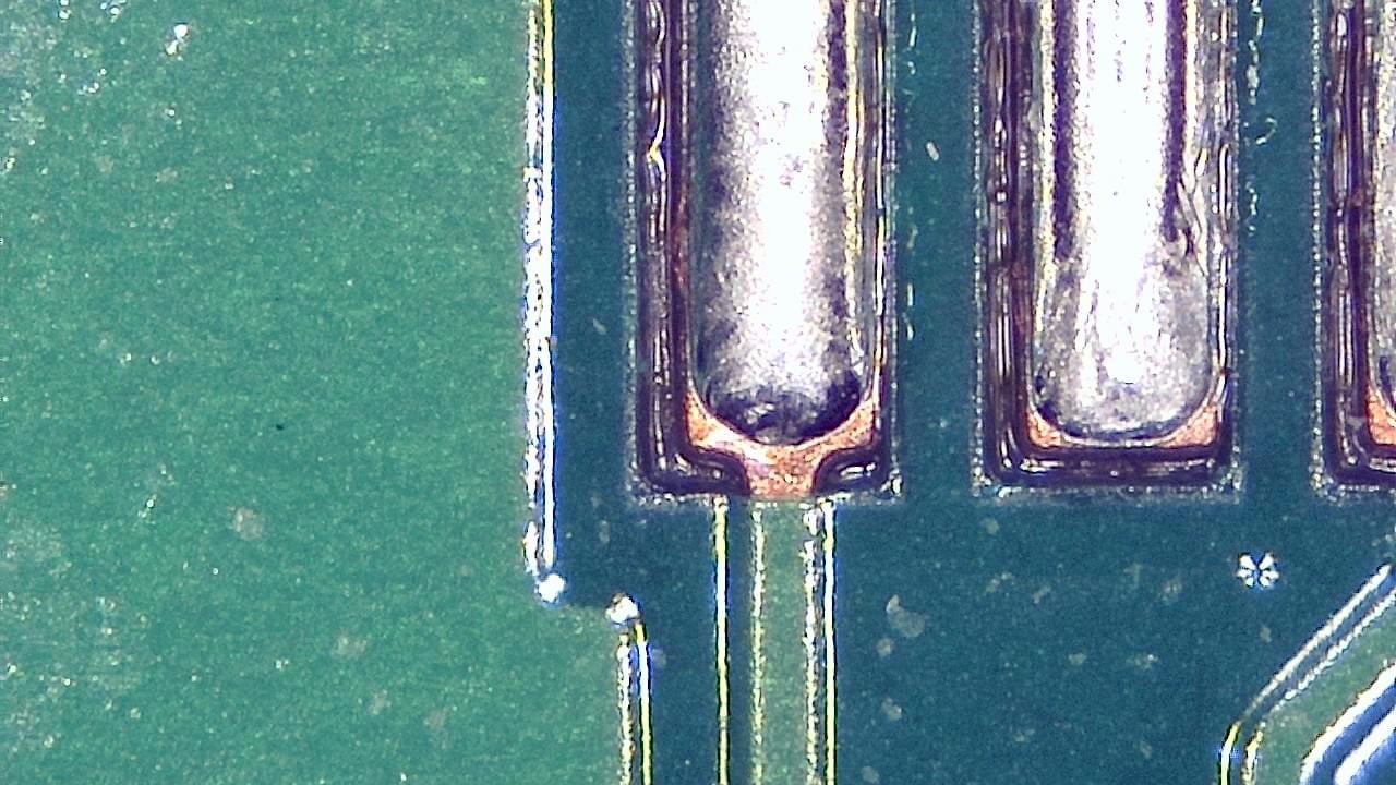 Inspektion von Leiterplatten und Elektronik Mikroskopisches Beispielbild 10