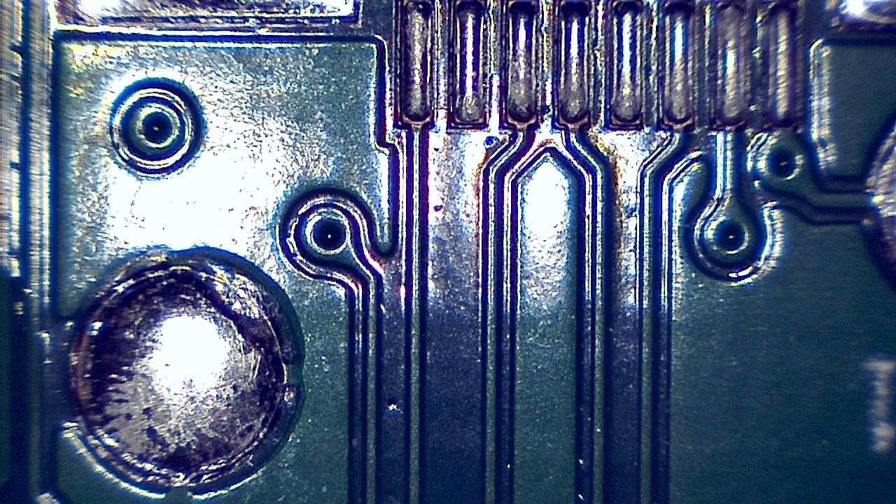 Inspektion von Leiterplatten und Elektronik Mikroskopisches Beispielbild 13